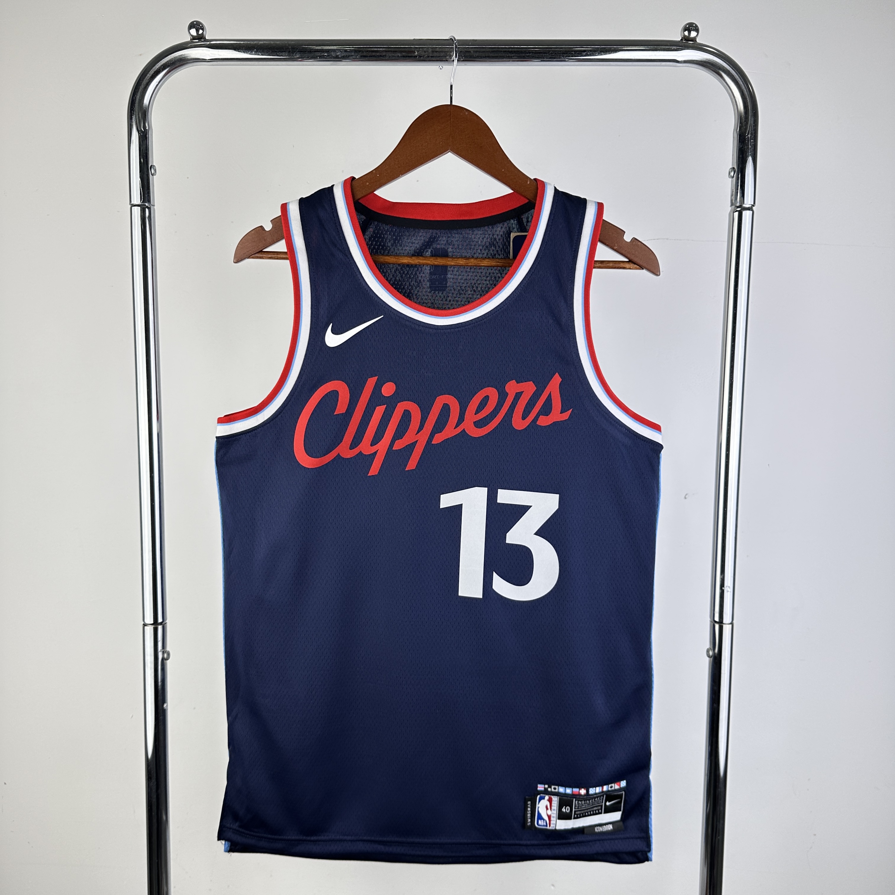 Men Los Angeles Clippers #13 George Blue Season Nike 2025 NBA Jersey->->NBA Jersey